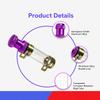 Replacement Air Filter Drain Pipe For Motorcycles Featuring Aluminum Alloy Head And Silicone Tube Suitable For Various Models