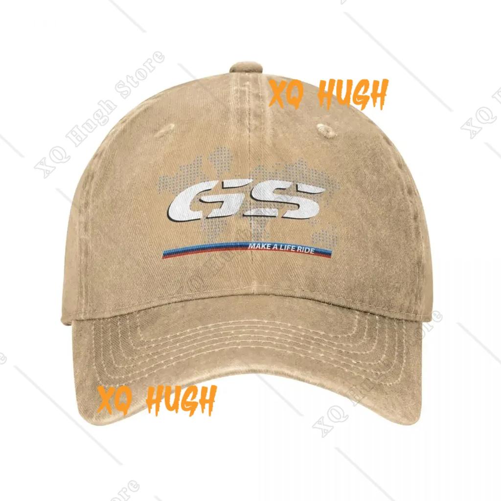 GS World Map Summer Cap Hats Dad Baseball Caps Casual Motocross Race Baseball Hat Washed Denim Outdoor Casquette