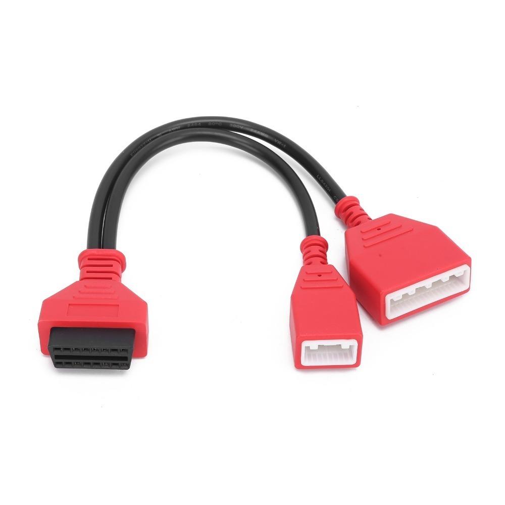 

16+32 Pin OBD2 Bypass Cable ABS OBD2 Extension Cable OBDII Gateway Adapter Auto ECU Scanner розовый