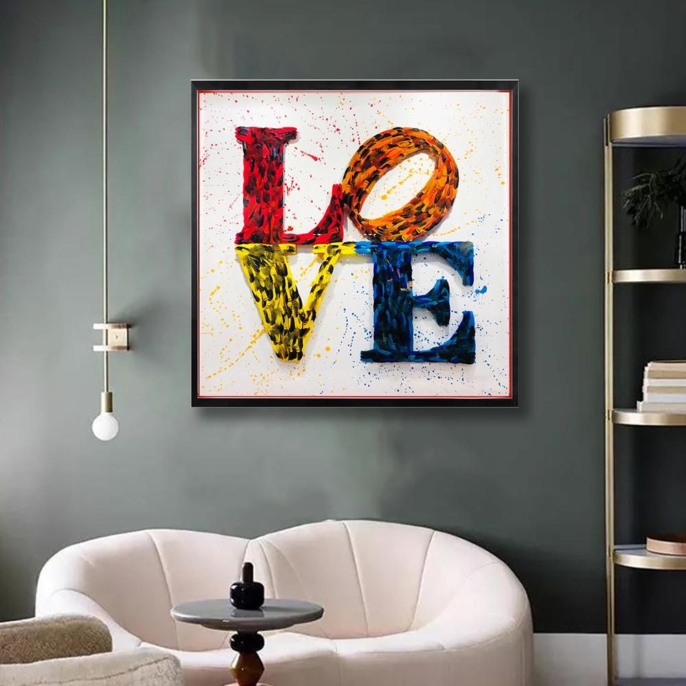 

Вдохновляющие слова, постеры и принты, картины Nodic, красочные Love Hope, настенная живопись на холсте для современного декора гостиной