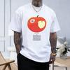 Djo Apple TShirt Funny Cartoon Graphic T Shirts Women Short Sleeve Men Tops High Quality T Shirt Unisex Creative Clothes