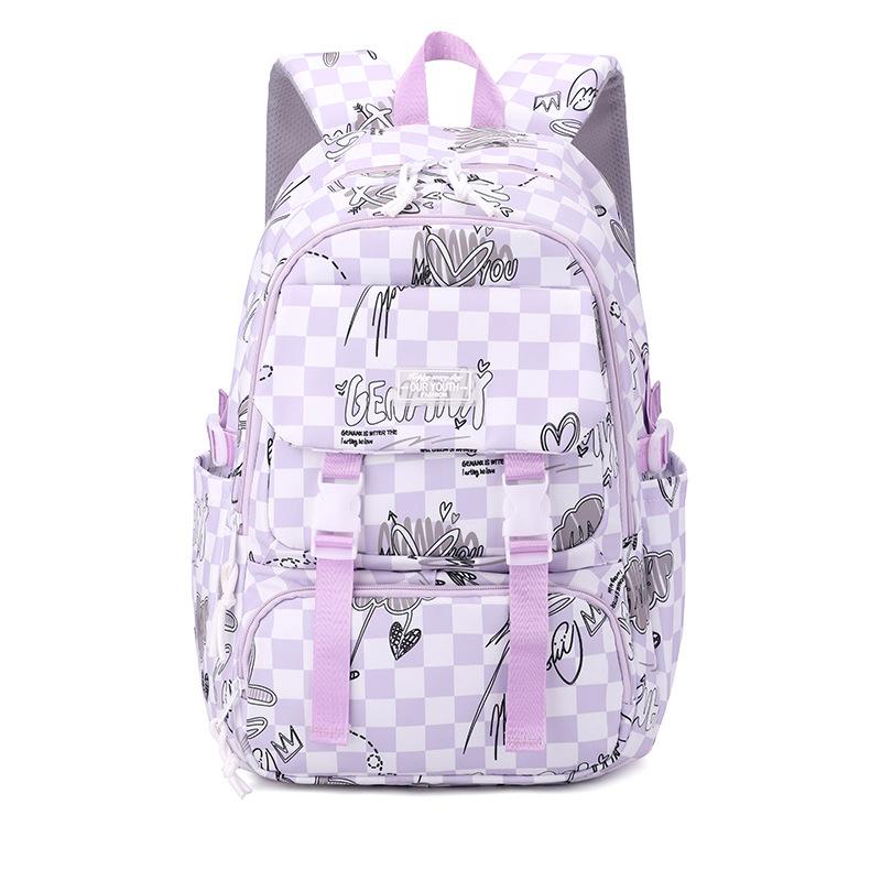 Meisjes Rugzakken Print Nylon Waterdicht Basisschool Tassen Groep 1-6 Grote Capaciteit Kinderen Schoudertas Mochila Escolar