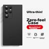 Phone Case for Samsung S22 Ultra, S22 Ultra with Full Lens Protection, Ultra-Thin Transparent Frosted Shockproof Soft, Deep Space Black