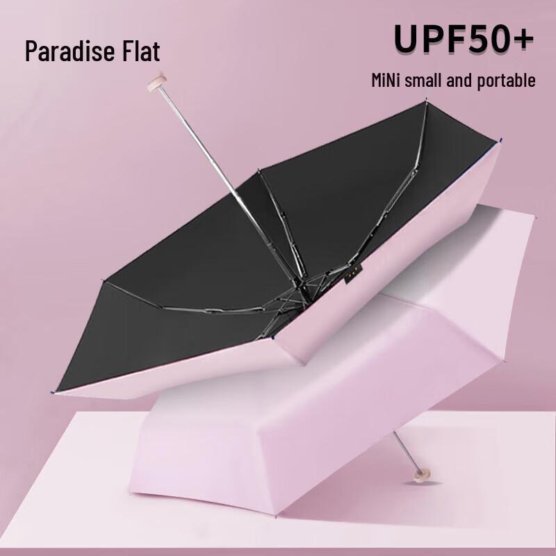 Himmelparaply 5-fällbart fickparaply med UV-skydd
