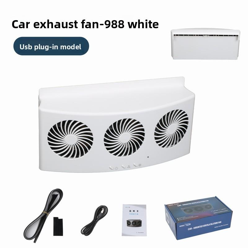 Ventilator cu priză de aer pentru mașină din material ABS pentru răcire și eliminarea mirosurilor, ideal pentru călătorii și navetă