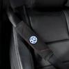 2pcs Car Shoulder Protector Pad Leather Safety Belt Cover For Volkswagen GTI Golf Polo 6 7 Passat VW CC Tiguan T-ROC Jetta Taigo