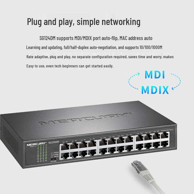 Mercury 24-Port Gigabit Ethernet Switch