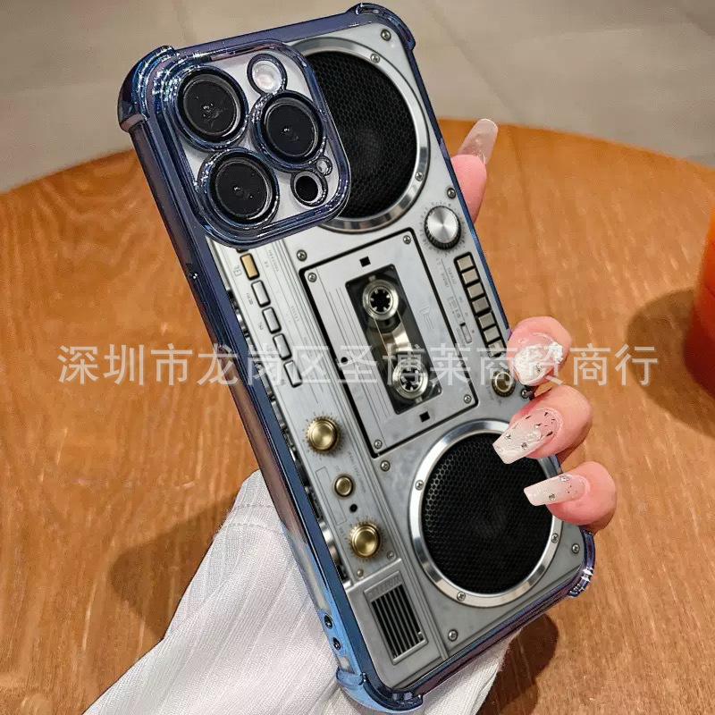 Retro record for Samsung S26 mobile phone case S25ULTRA anti-drop Galaxy S23 protective case NOTE20