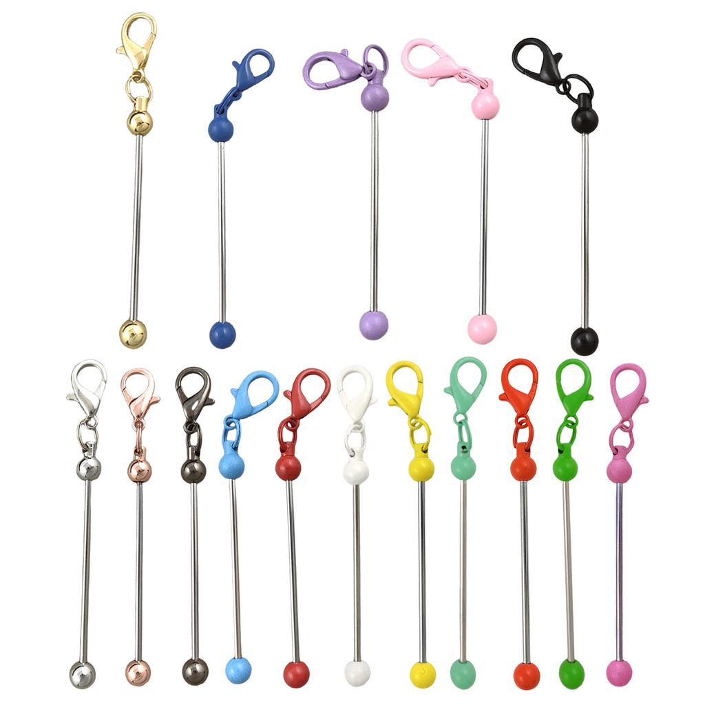 Multipurpose 20 Pieces Metal Rods Charm for Earrings and Necklaces Jewelry Making Stylish Sturdy Tone with Eye Pins