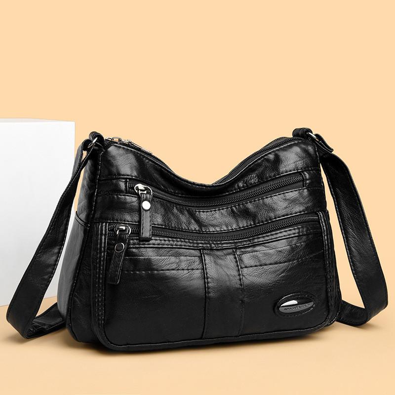 Urban Minimalist Pu Crossbody Bag For Women With Multiple Pockets For Everyday Use