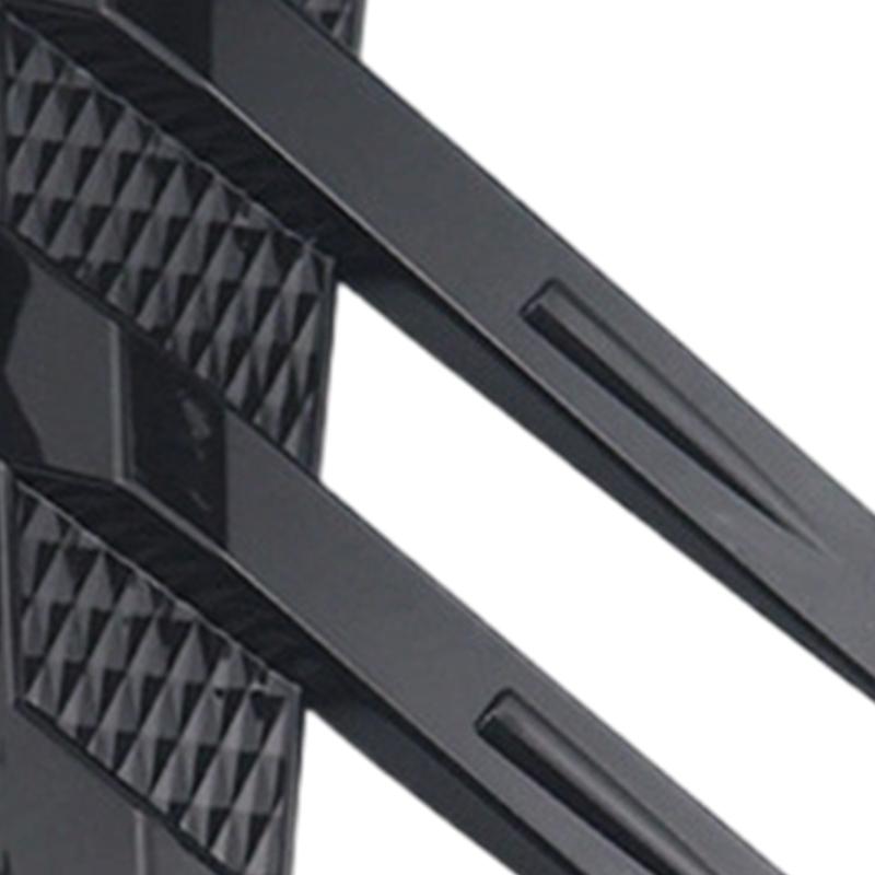 Universal Plastic Rear Window Side Spoiler Splitter For Car And SUVs With Adhesive Installation Enhances Aerodynamic