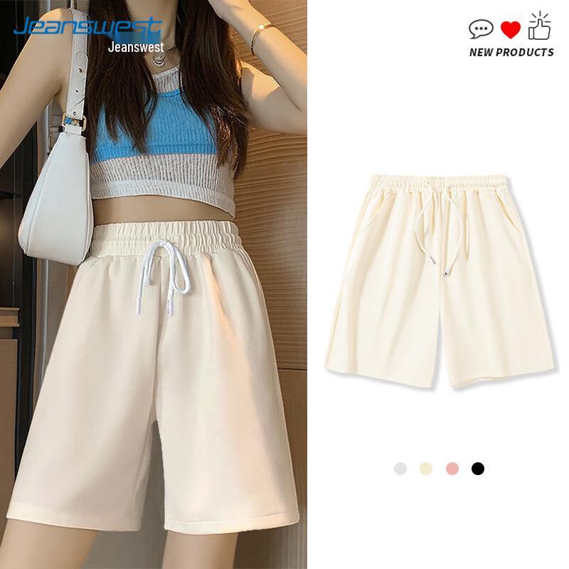 Jeanswest Women's Pure Cotton A-line Casual Shorts