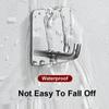 Wall Hook Hanger Adhesive Key Holder Towel Shelf Robe Storage Rack Multi-purpose Sticky Load-bearing for Home Kitchen
