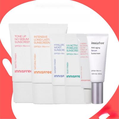 Sunscreen ( No Sebum, Hyaluronic, Long Lasting, Poreless )