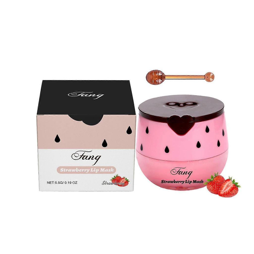 AMZ Strawberry Moisturizing Lip Mask: Daily care for hydrated, plump, naturally glossy, and moisturized lips.