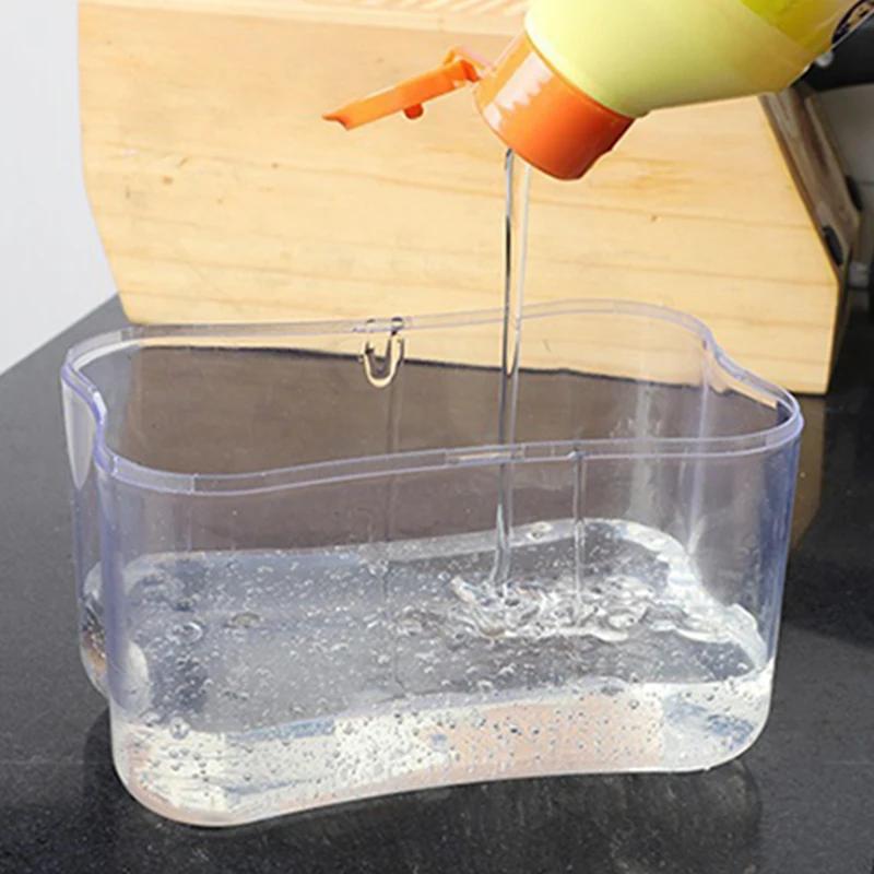 Soap Dispenser, Press, Automatic Refilling, Portable Kitchen Cleaning Cloth, Dishwasher Cleaning Tool