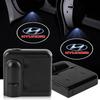 2Pcs Car Door Emblem Light LED Welcome Lamp Wireless Laser Projector For Hyundai Tucson Solaris I30 Creta Ix35 I40 Veloster Santafe