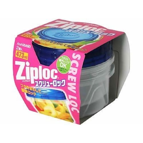 

Asahi Kasei Home Products Ziploc Screw Lock Containers, 473ml, 2-Pack x 3