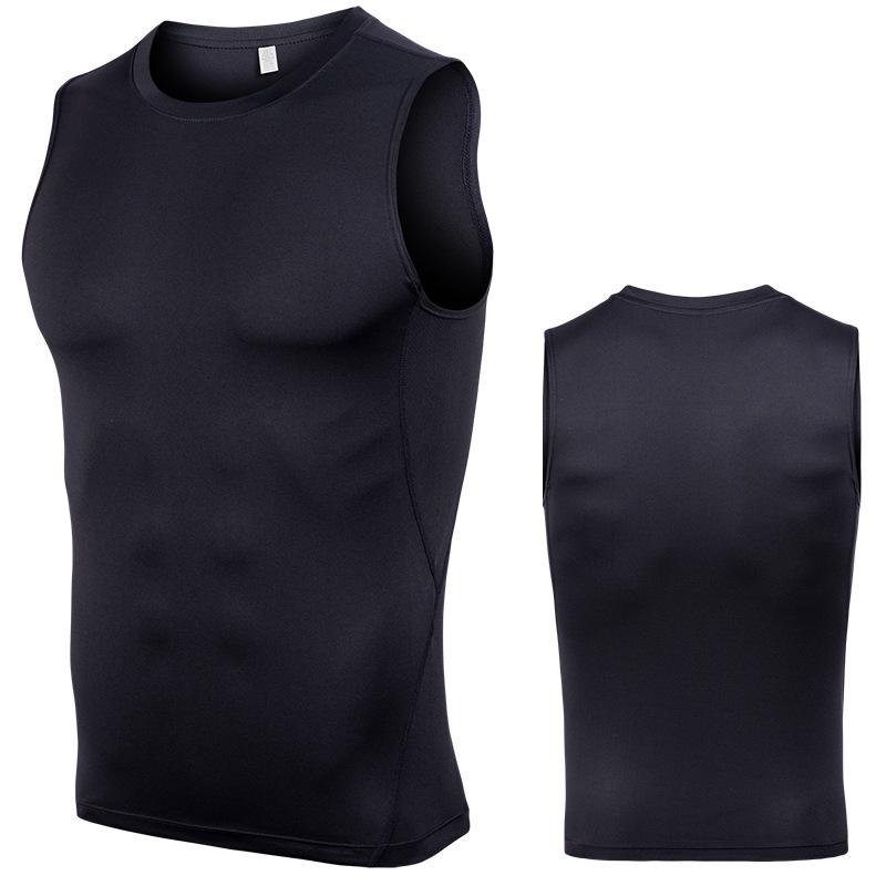 

Мужской спортивный жилет из быстросохнущей шелковистой сетки: Весенне-летнее базовое белье для тренировок, бега и баскетбола L (Recommended 127-136 lbs)