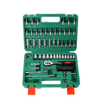 Kit de Ferramentas Mecânicas Completo 53 Peças Jogo de Chaves de Soquete Tamanho Métrico Com Estojo Para Reparo Automotivo e Projetos DIY