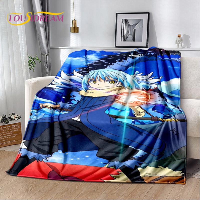 I Got Reincarnated As A Slime Anime Soft Plush Blanket,Flannel Blanket Throw Blanket for Living Room Bedroom Bed Sofa Picnic Kid
