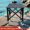 Ultralekki składany stołek wędkarski z regulowanymi nogami