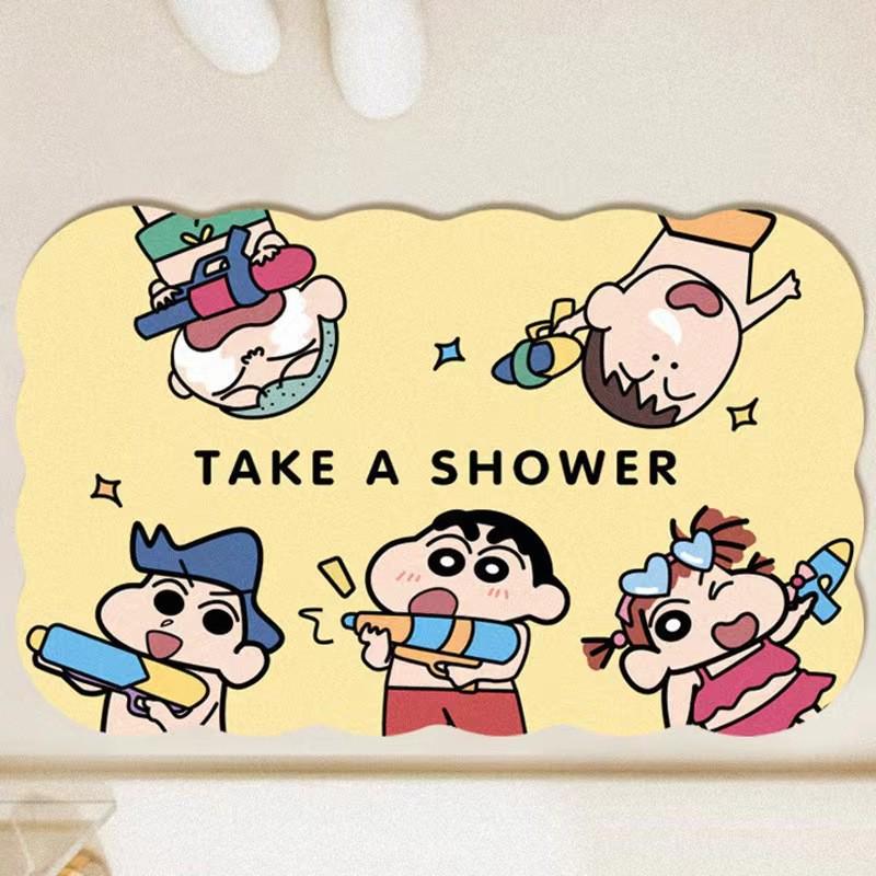 Crayon Shin-chan Anti-Slip Water Absorption Bathroom Mat 40*60cm