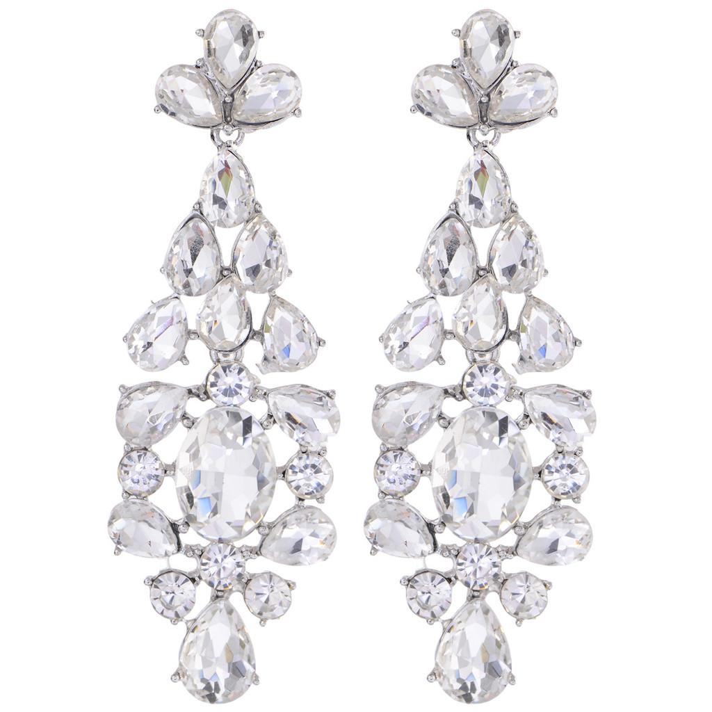 Luxuriöse Geometrische Ohrringe aus Legierung mit Unregelmäßigem Design für Damen Modeschmuck