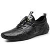 Men's Luxury Leather Shoes Luxurious Trendy Durable Shoes Parties Commuting Daily Work Comfortable Flat Bottom Walking Shoes Comfortable Soft Sole Non