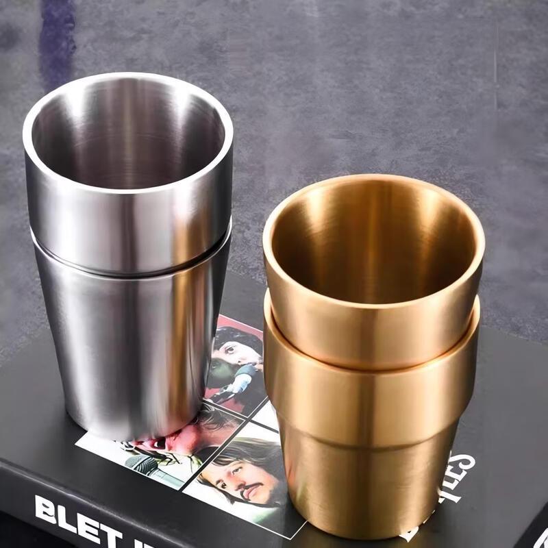 Wutuo Sada nerezových hrnků na pití 304