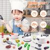 Cute Stone Pretend Play Set, 27-Piece Educational Toy Set with Realistic Spray, Pressure Cooker, Pot, and Cookware, Luxurious Ingredients, Perfect for