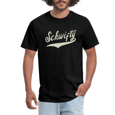 Schwifty Distressed Retro Vintage Logo Men's T-Shirt