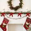 Luxurious Velvety Bowknot Knot Ornament Velvety Holiday Decors For Christmas Tree Holiday Homes Party Decorations
