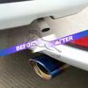 63MM Straight/Bend Chrome Universal Car Exhaust Nozzle Muffler Tip Pipe Round TailPipe Stainless Steel Car Tuning