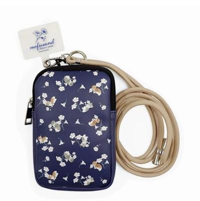 MOFUSAND Handy-Tab & Umhängetasche Blume Marine