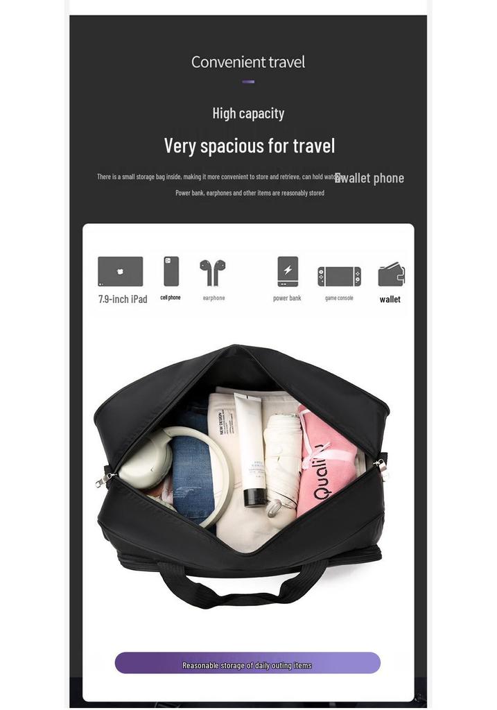 Large Capacity Portable Travel Bag for Short Trips