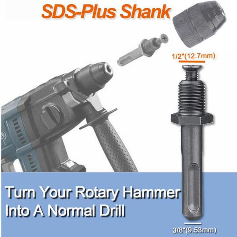 Keyless Hand Drill Chuck Mount Rust-resistant Tool 1.5~13mm Self-tighten Labor-saving Drill Chuck Replacement