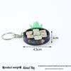 Japanese Sushi Plate Keychain Pendant - Sushi, Bento & Onigiri Model Toy