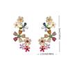 Colorful Design Zircon Earrings Sweet Style  Earrings  Personality Expression