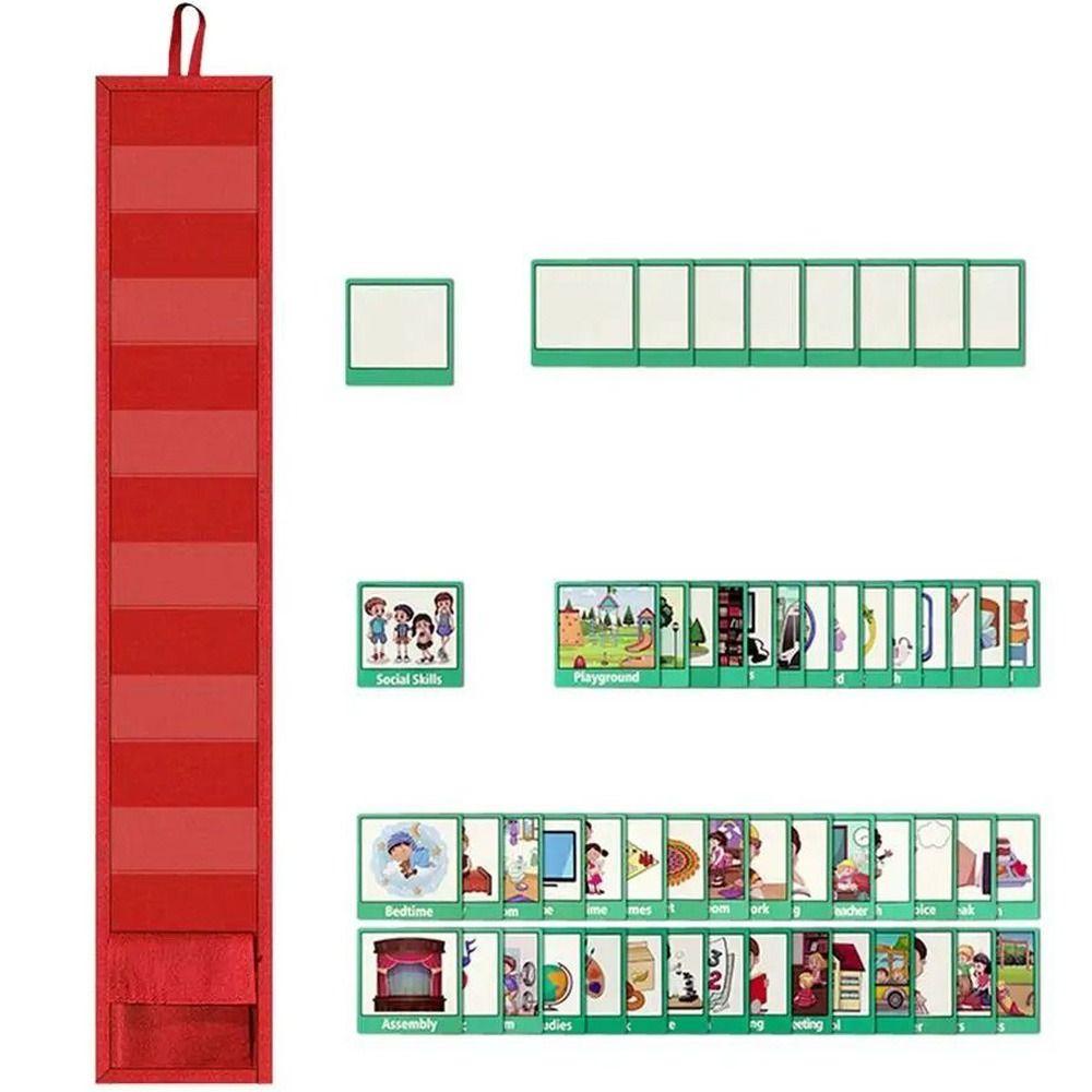 Mini Daily Behavior Schedule 9 Blank Cards Visual Schedule Chart Travel Schedule  Bedtime Routine