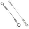 Adjustable Automatic Wire Rope Spring Hook Clothesline Picture Hanging Solution System Suspension Code Stainless Steel Cable