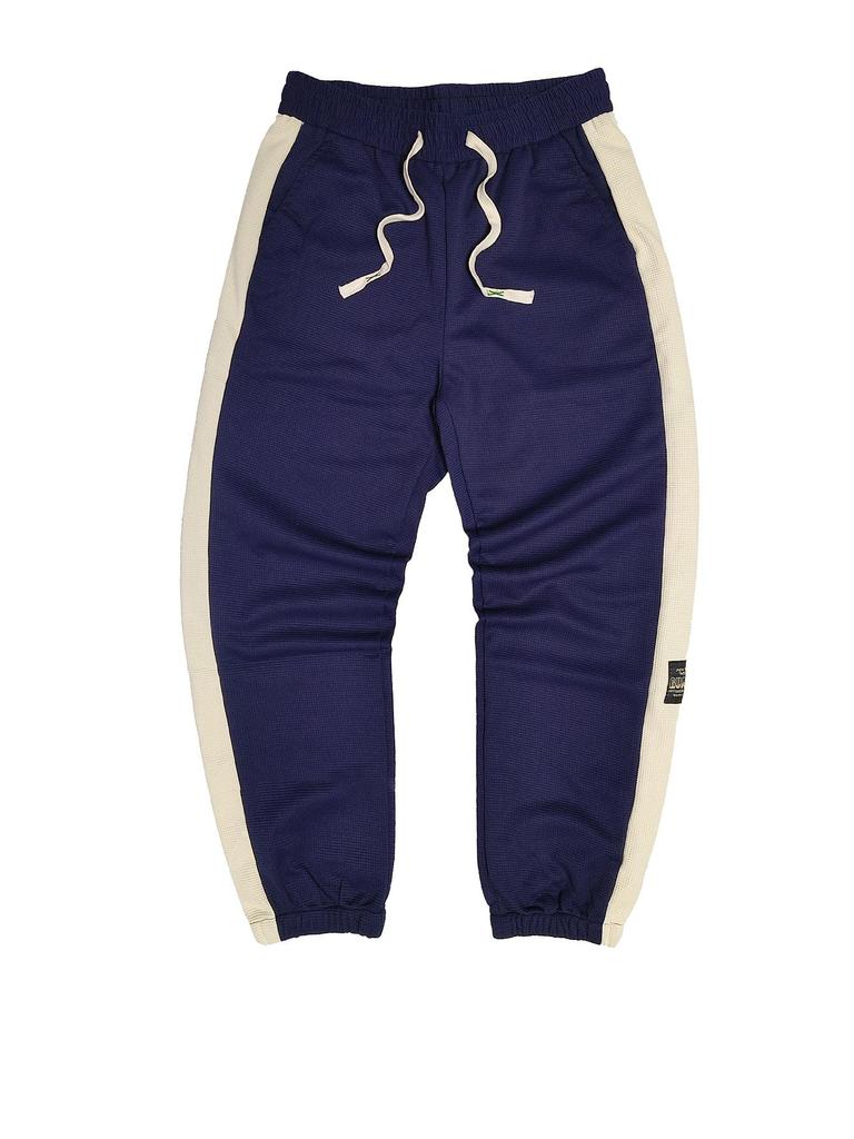Men's Color Block College Style Cuffed Sweatpants for Spring & Autumn