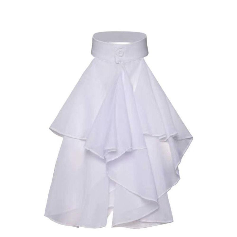 Detachable Lace Collar Vintage Elizabethan Neck Ruff Cameo Ruffled Collar  Historical Reenactment