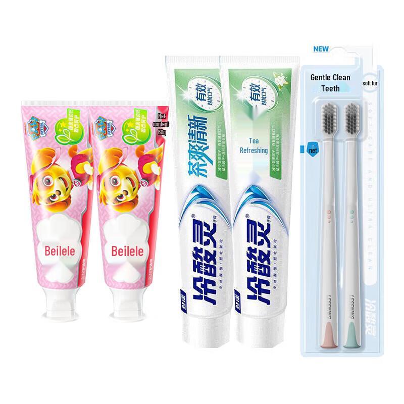 Cold Power Toothpaste Family Oral Care Bundle