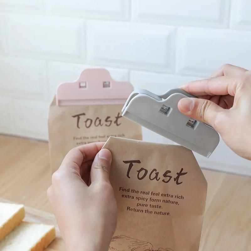 Food Bag Sealer Clips - Moisture-Proof Freshness, Ergonomic Design for Snacks, Chips, Kitchen & Pantry Storage - Pastel Colors Chip Clips