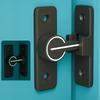Privacy Protection Luminous Door Lock Zinc Alloy 90 Degree Sliding Door Lock Heavy-duty Barn Door Bolt