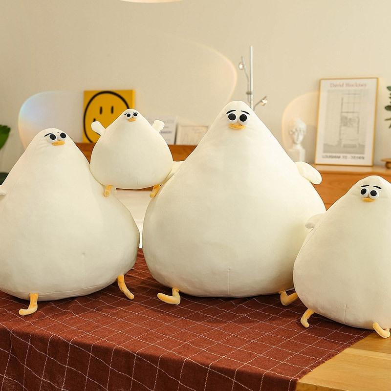 Cute And Adorable Dim-witted Seagull Plush Toy For Venting Wholesale Stuffed Toy