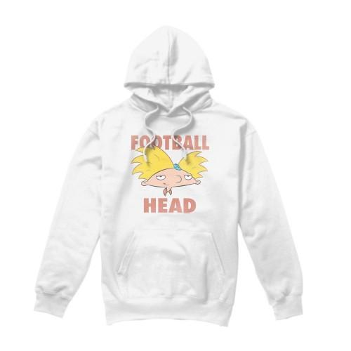 Hey Arnold! Mens Football Head Hoodie