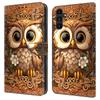 For Samsung Galaxy A14 4G/5G Case Pattern Printed Protective Cover TPU+PU Leather Flip Phone Case