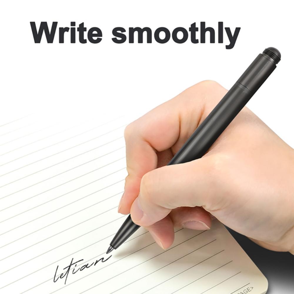 1 PC Metal Sign Pen for Writing Gift Black Business Sense Design Office Supplies Men's Multi-Functional Signature Pen Stationery
